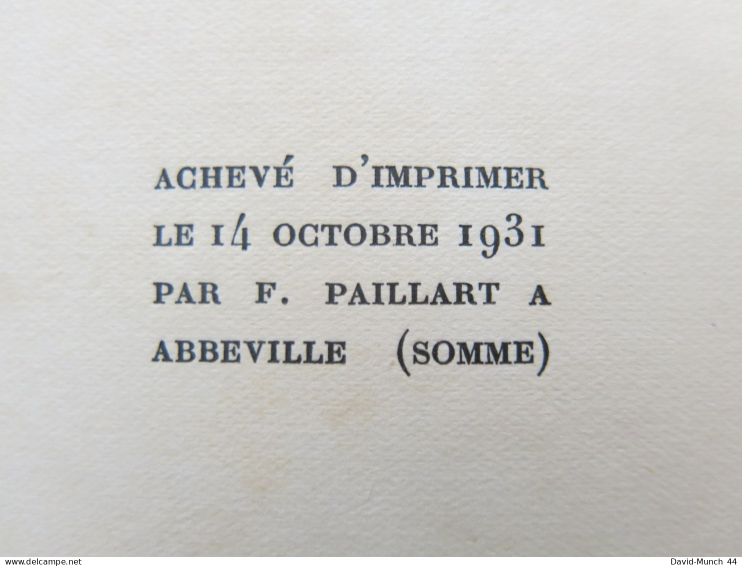 Claire de Jacques Chardonne. Bernard Grasset, "Pour mon plaisir"-V. 1931, exemplaire sur Alfax Navarre numéroté