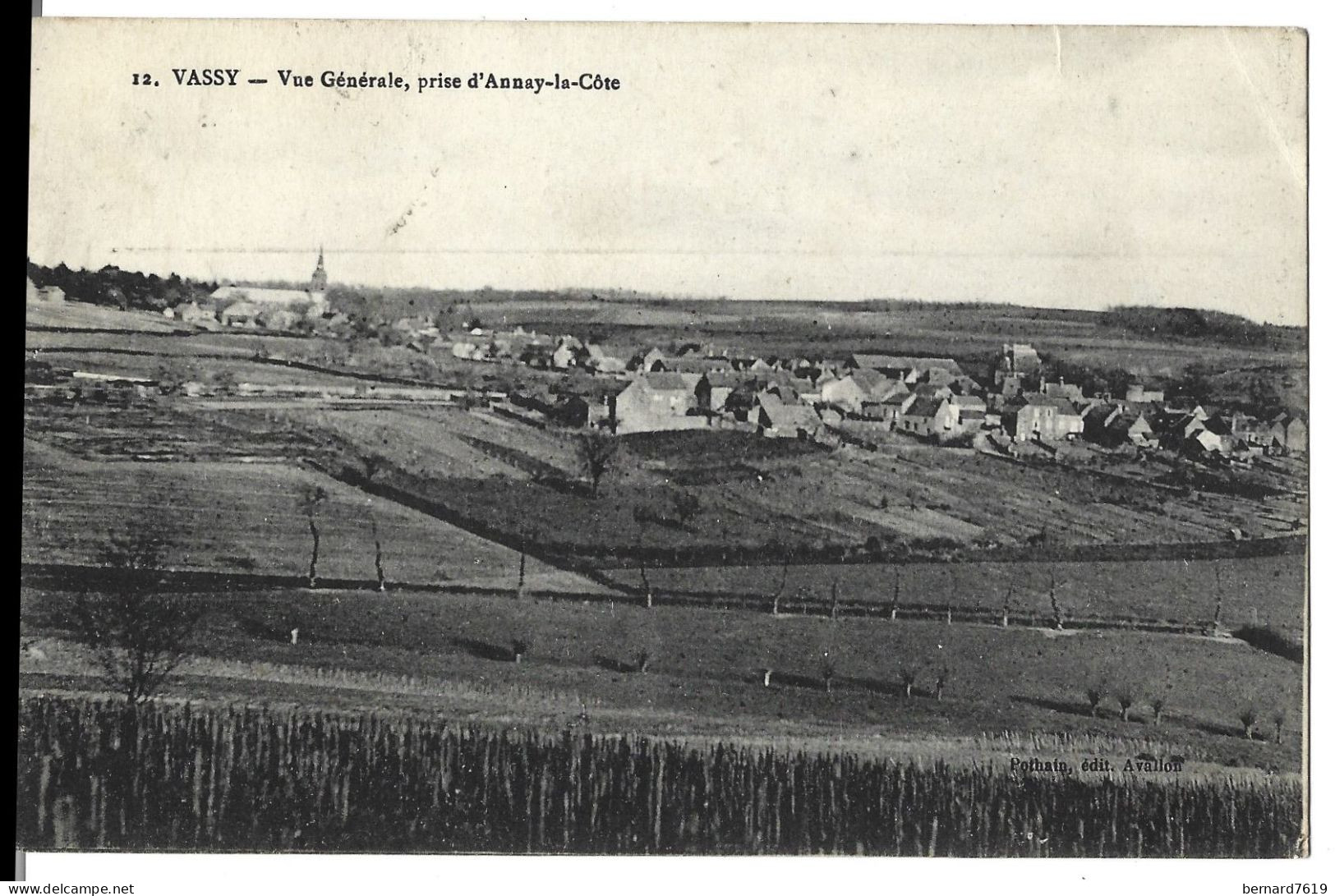 89  Vassy - Vue Generale Prise D'annay La Cote - Sonstige & Ohne Zuordnung