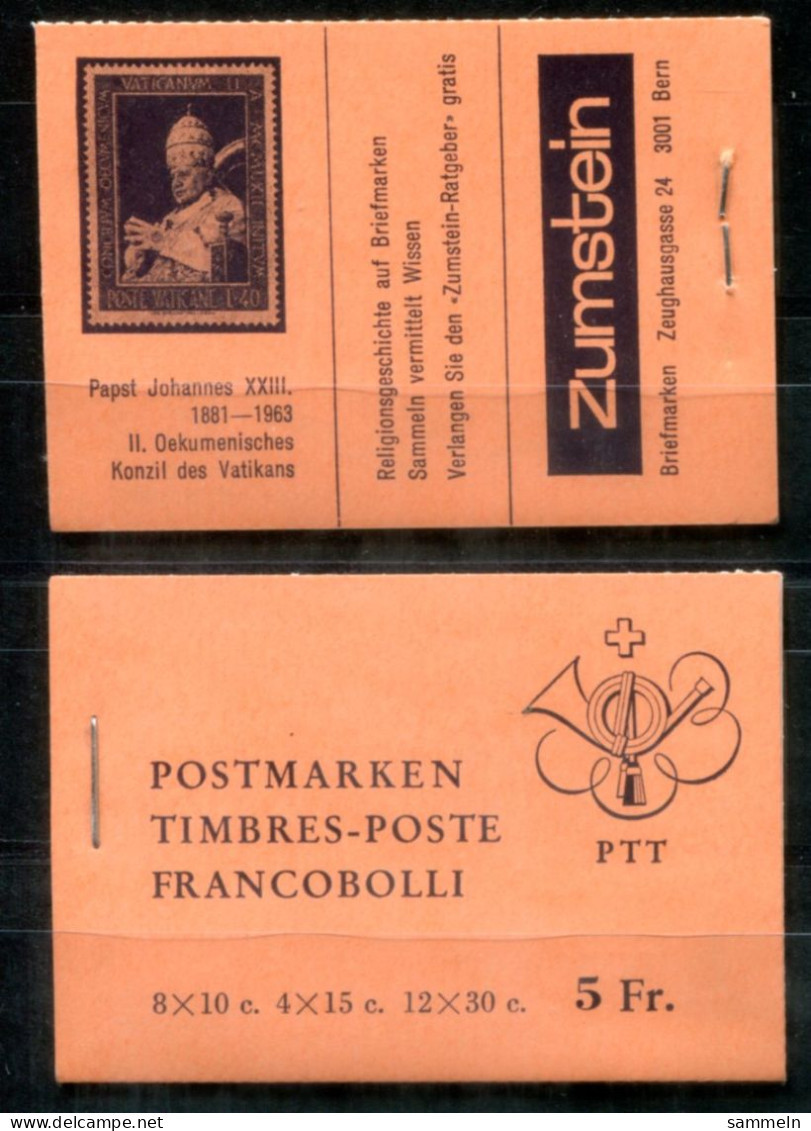 SCHWEIZ MH 0-64 (?) Mnh - Papst Johannes XXIII., Pope John XXIII, Pape Jean XXIII - SWITZERLAND / SUISSE - Markenheftchen