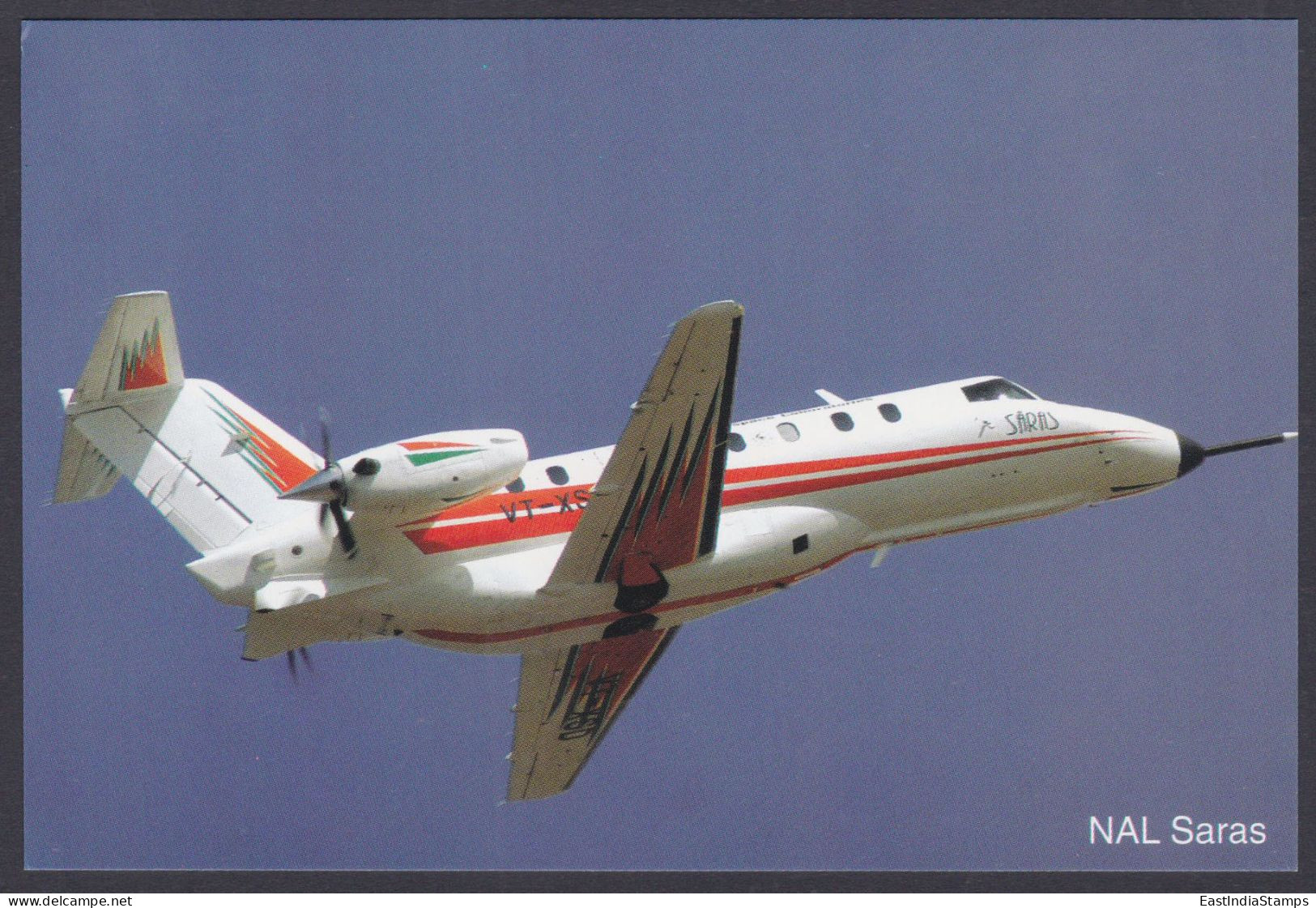 Inde India 2007 Mint Postcard Bangalore Air Show NAL Saras, Aircraft, Aeroplane, Airplane - Inde