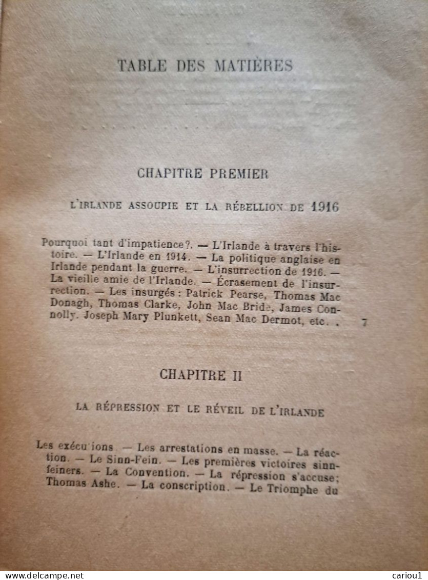 C1 Simone TERY En IRLANDE Guerre Independance Guerre Civile 1923 DEDICACE Envoi PORT INCLUS France - Signierte Bücher