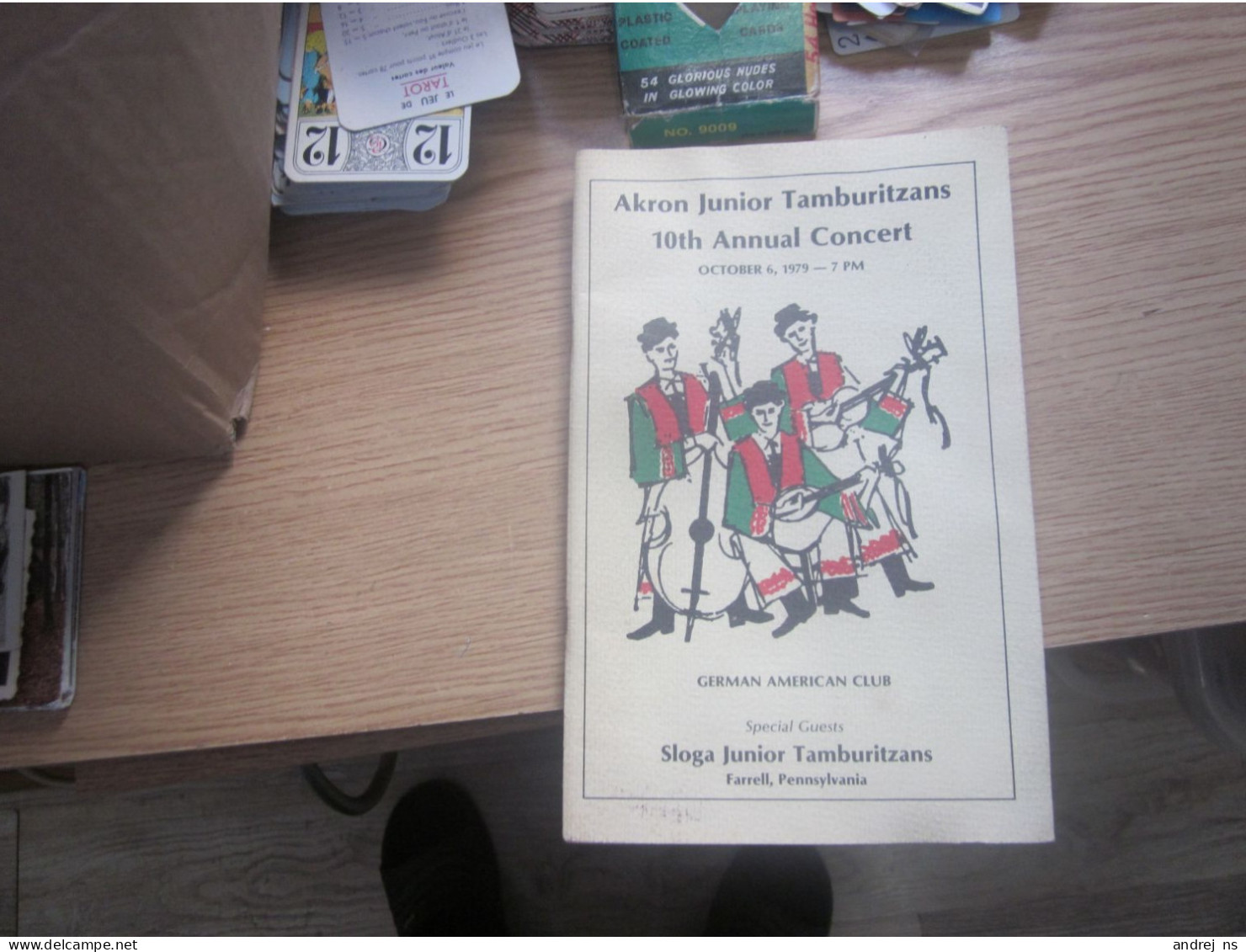 Akron Junior Tamburitzans 10 Th Annual Concert German American Club Sloga Junior Tambutitzans Farrell Pennsylvania 43 Pa - Programs