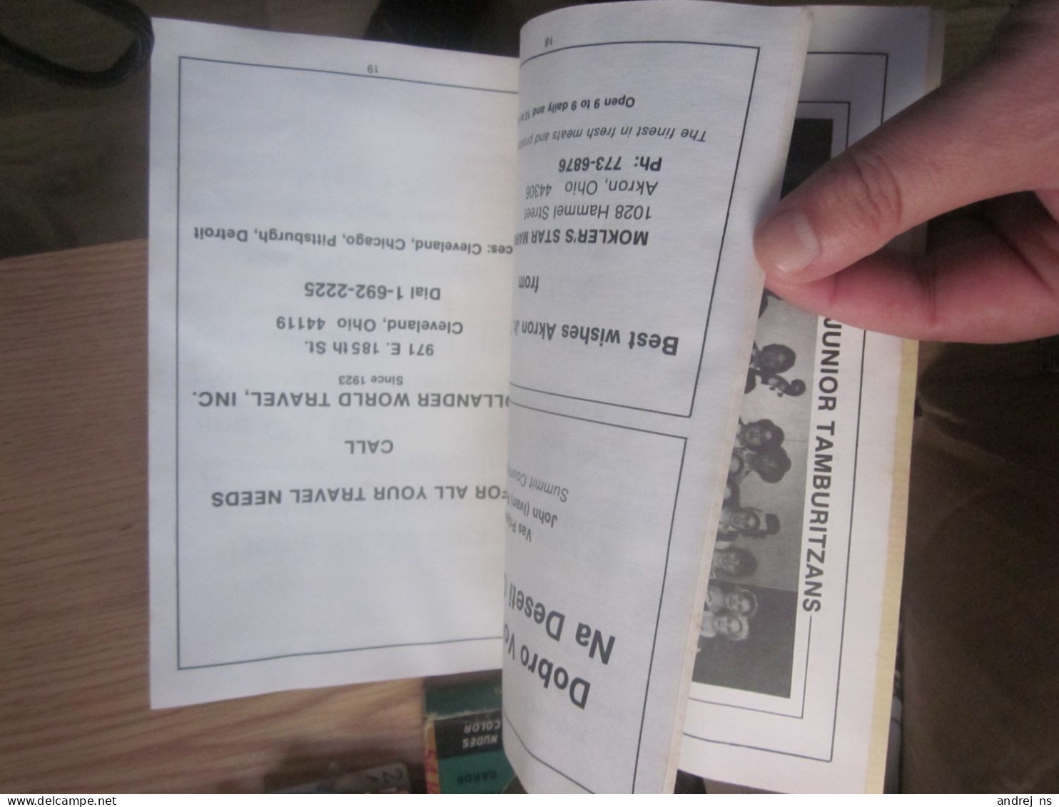 Akron Junior Tamburitzans 10 Th Annual Concert German American Club Sloga Junior Tambutitzans Farrell Pennsylvania 43 Pa - Programmes