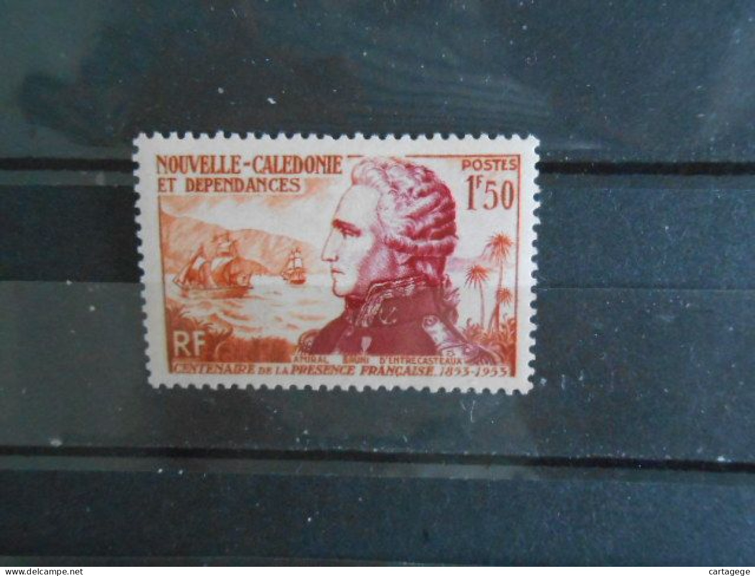 NOUVELLE-CALEDONIE YT 280 AMIRAL BRUNI D'ENTRECASTEAUX** - Unused Stamps