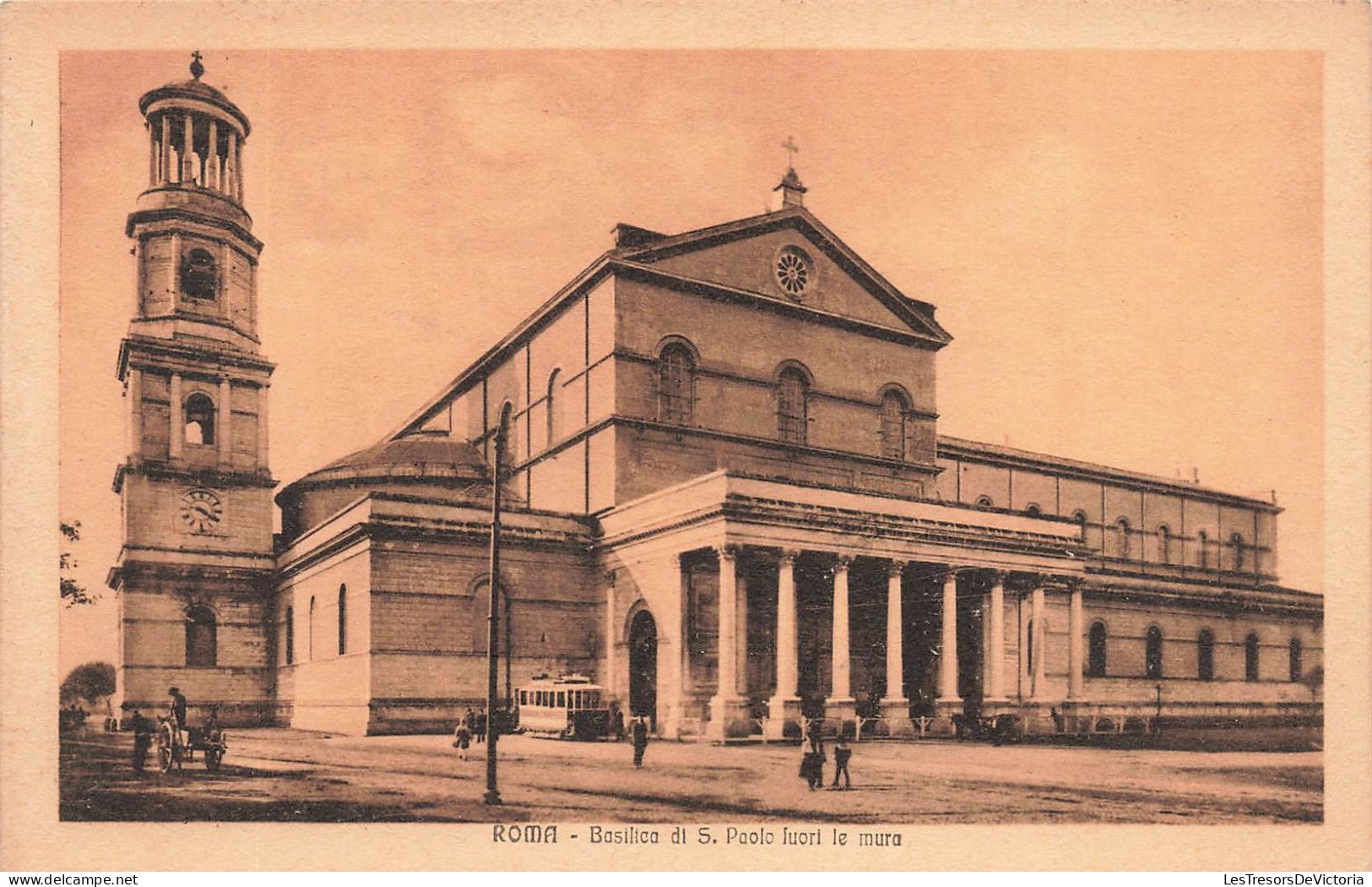 ITALIE - Roma - Basilica Di S Paolo Fuorl Le Mura - Animé - Carte Postale Ancienne - Kerken