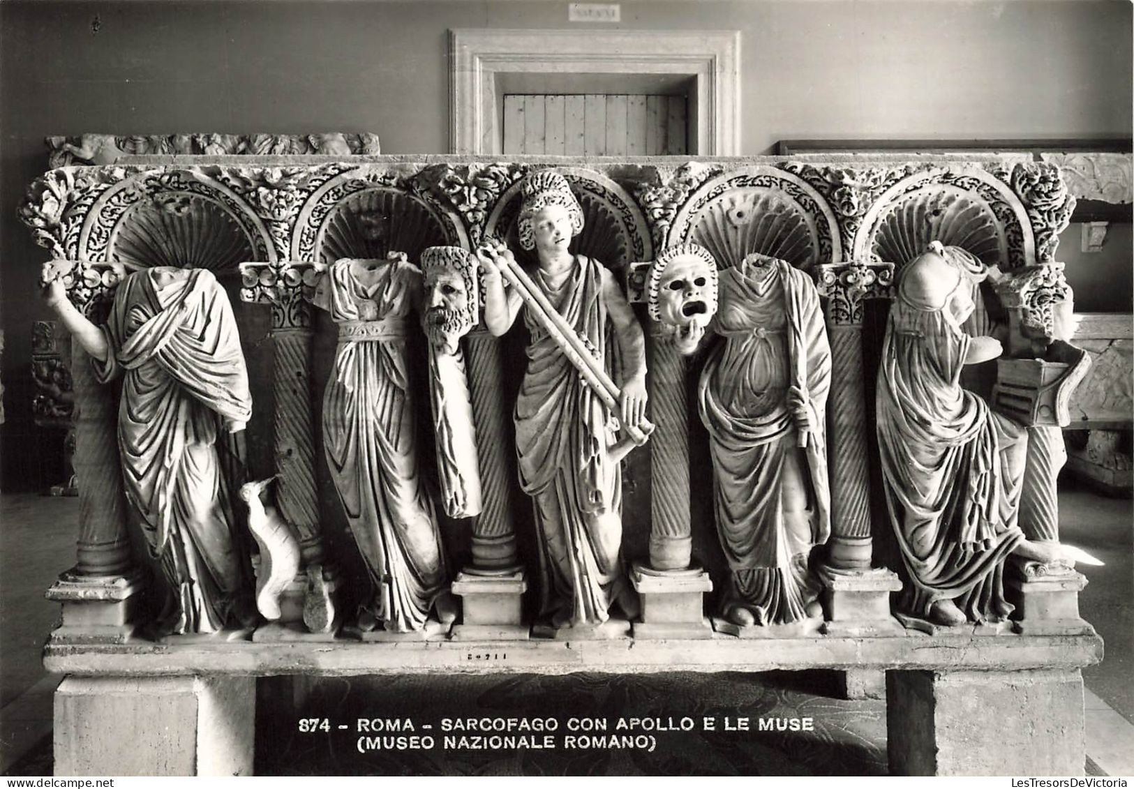 ITALIE - Roma - Sarcofago Con Apollo E Le Muse - Carte Postale - Autres Monuments, édifices