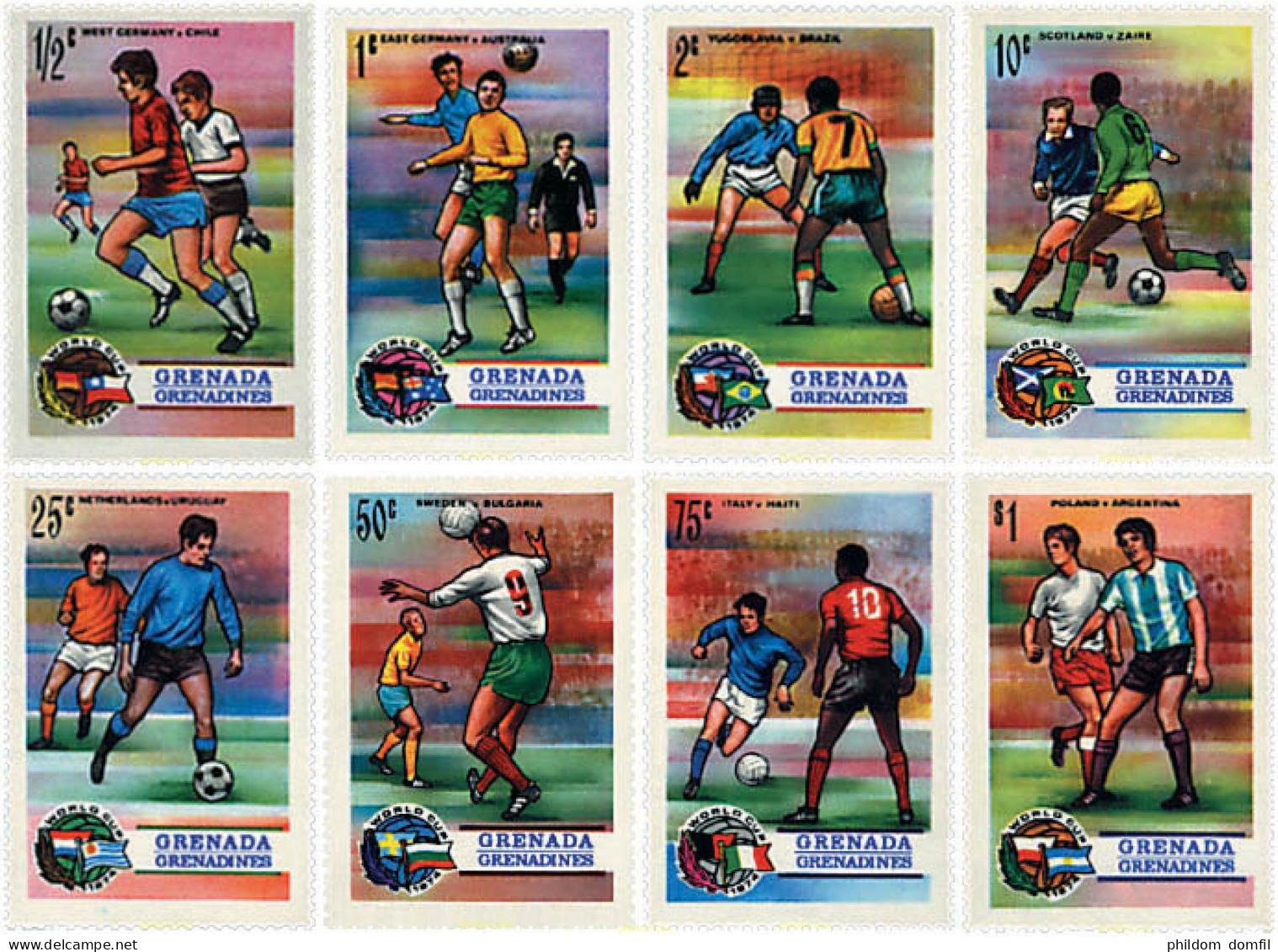 48708 MNH GRANADA GRANADINAS 1974 COPA DEL MUNDO DE FUTBOL. ALEMANIA-74 - Grenade (...-1974)