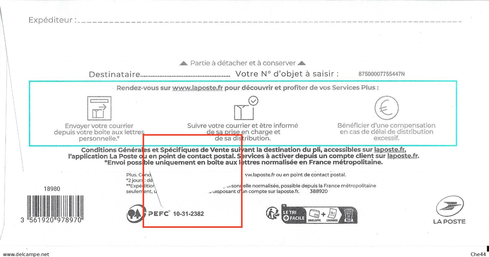 Enveloppe Préaffranchie Lettre Services Plus. - 2023-... Marianne De L’avenir