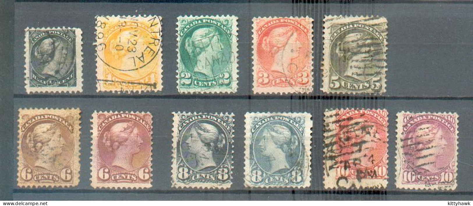 C 146 - CANADA - YT 27-28-29-30-31-32-32a-33-33a-34-34a ° Obli - Used Stamps