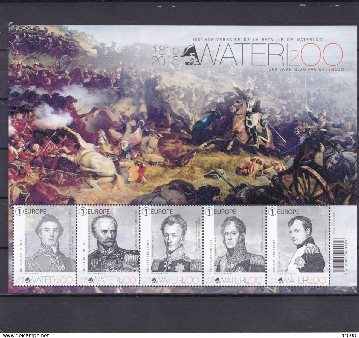 2015 COB BL 229 200 Jaar Waterloo-Bicentennaire De Waterloo MNH-postfris-neuf - 2002-… (€)