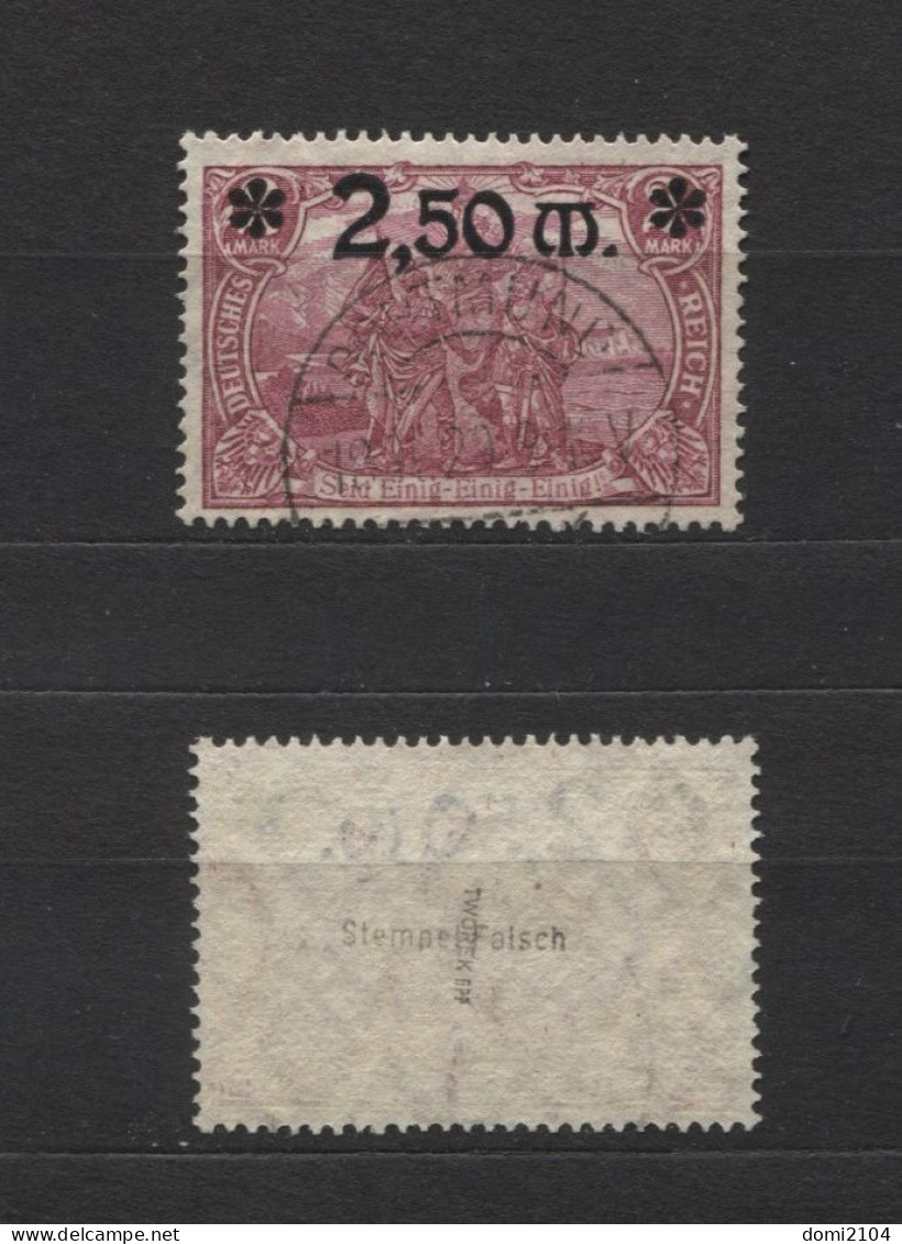 Deutsches Reich # 118 Gestempelt Stempelfälschung - Used Stamps