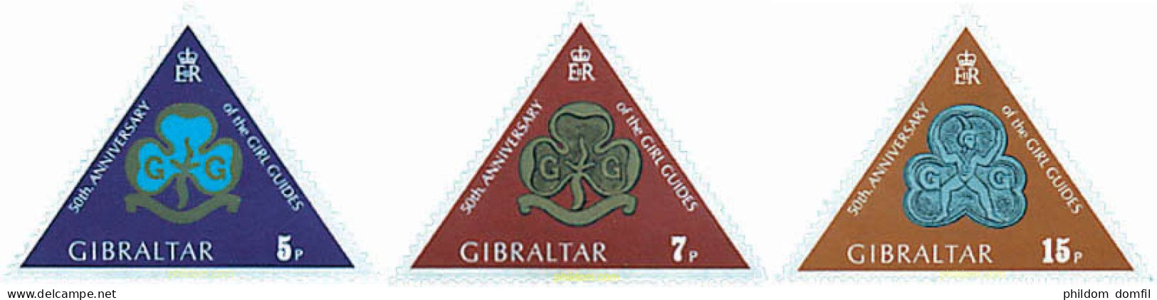 83381 MNH GIBRALTAR 1975 50 ANIVERSARIO DEL ESCULTISMO FEMENINO EN GIBRALTAR - Gibraltar