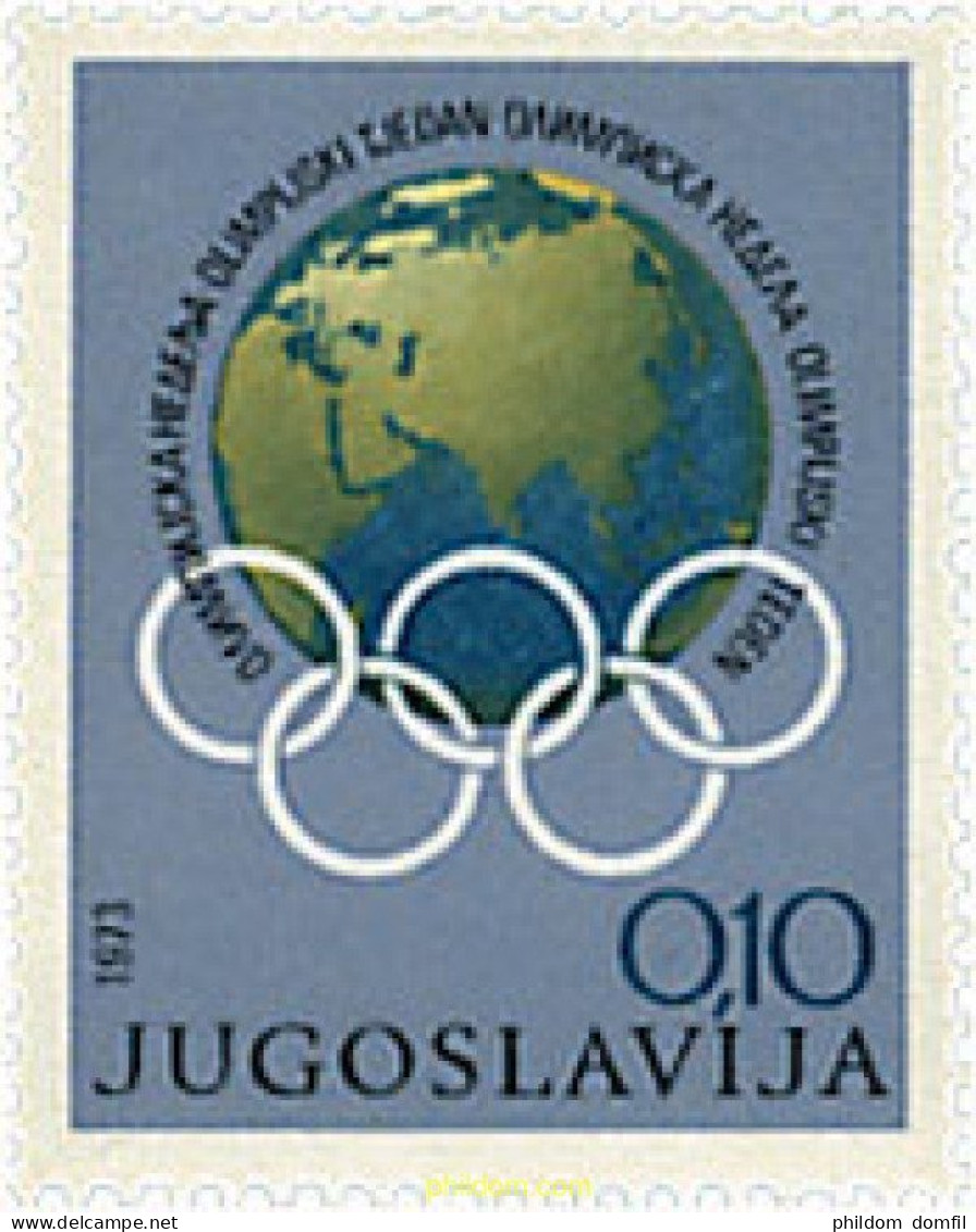 67185 MNH YUGOSLAVIA 1973 SEMANA OLIMPICA - Unused Stamps