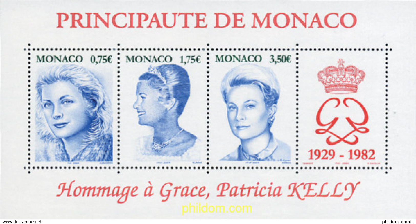149069 MNH MONACO 2004 HOMENAJE A GRACE KELLY - Unused Stamps