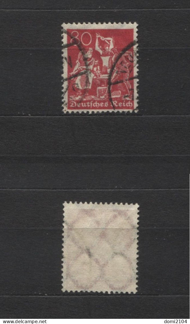 Deutsches Reich # 186 Gestempelt Stempel Nicht Prüfbar - Used Stamps