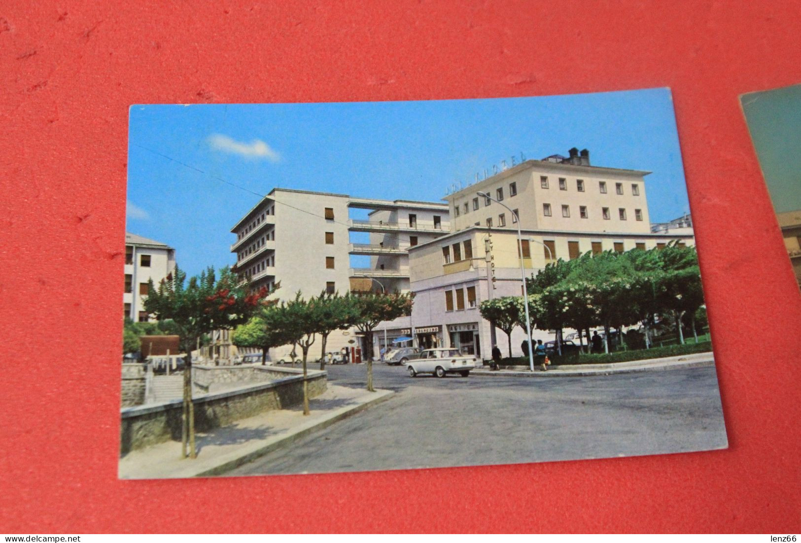 Catanzaro Piazza Montegrappa 1967 + Auto Fiat 1300 E Jolly Hotel - Catanzaro