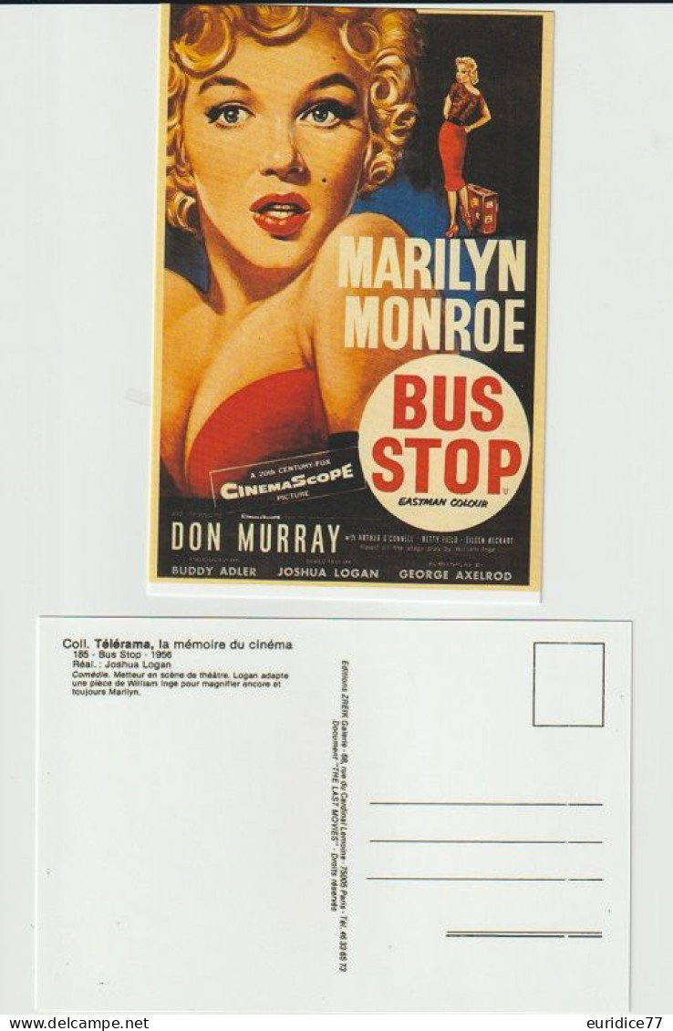 MARILYN MONROE Postcard Publicidad 4 - Publicité