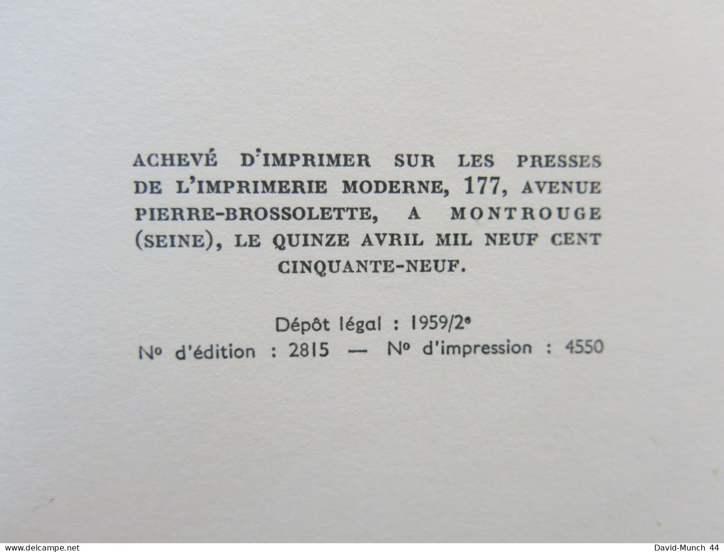 Saint Naïf de Paul Guth. Editions Albin Michel. 1959, exemplaire dédicacé par l'auteur