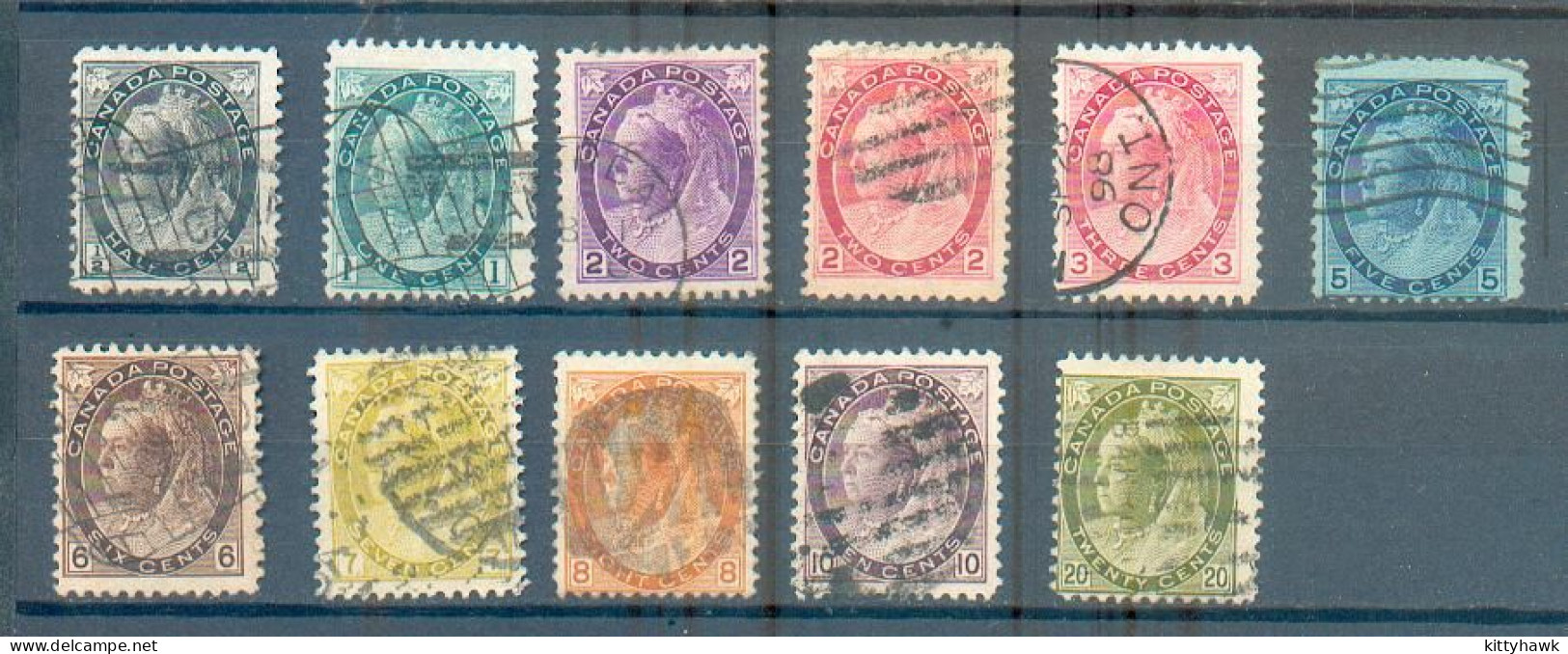 C 147 - CANADA - YT 62 à 72 ° Obli - Used Stamps