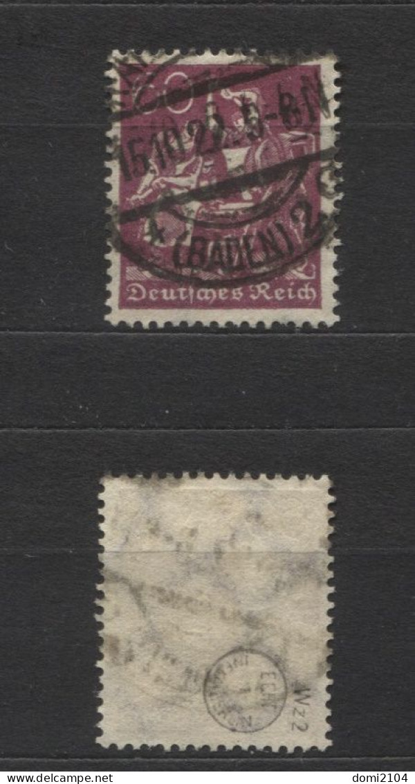 Deutsches Reich # 184 Gestempelt Geprüft Infla - Used Stamps