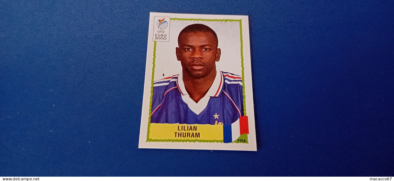 Figurina Panini Euro 2000 - 340 Thuram Francia - Italiaanse Uitgave