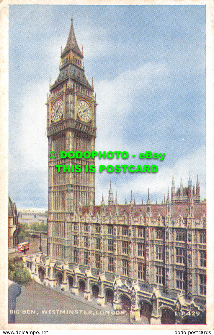 R465799 Big Ben. Westminster. London. L. P. 429. Lansdowne Production - Autres & Non Classés