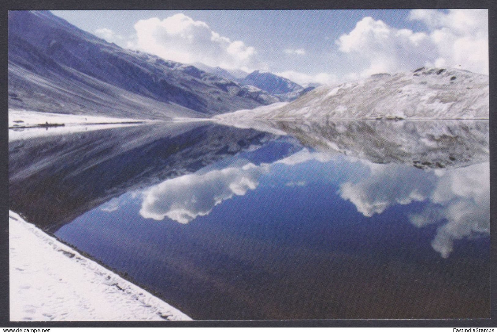 Inde India 2006 Mint Postcard Himalayan Lakes, Mountain, Mountains, Lake, Chandra Tal - India