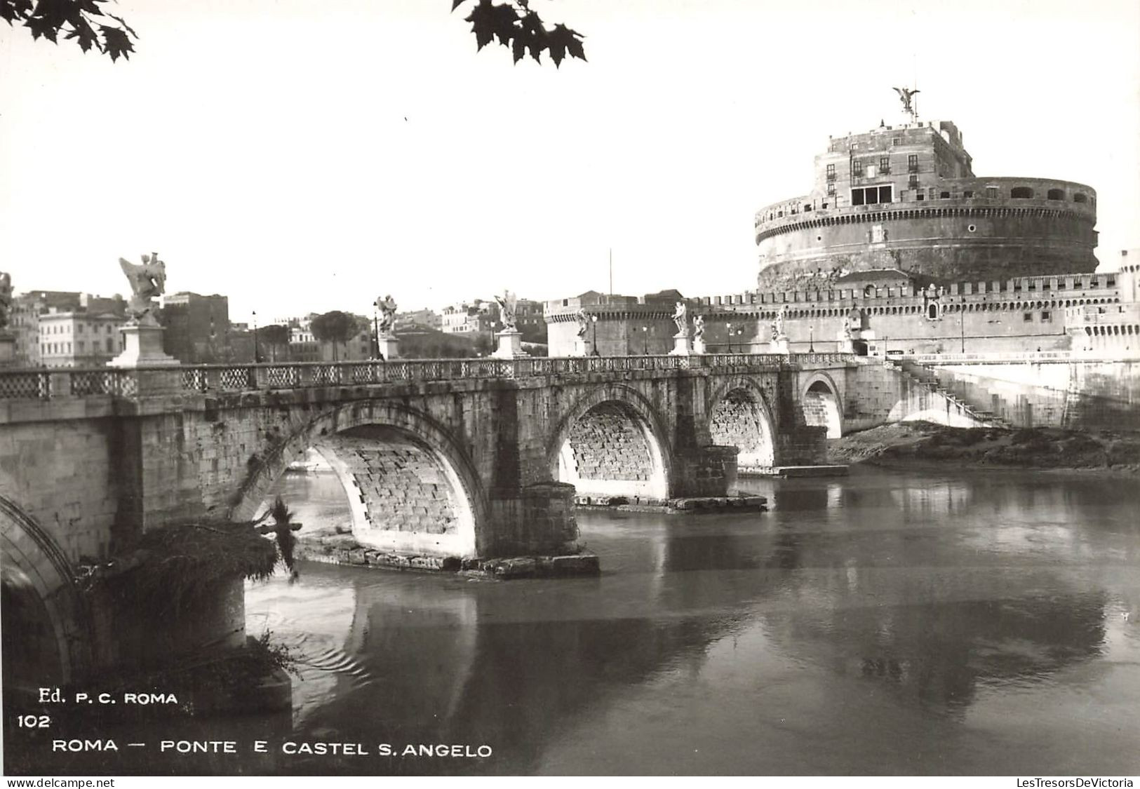 ITALIE - Roma - Ponte E Castel S Angelo - Vue Panoramique - Carte Postale Ancienne - Castel Sant'Angelo