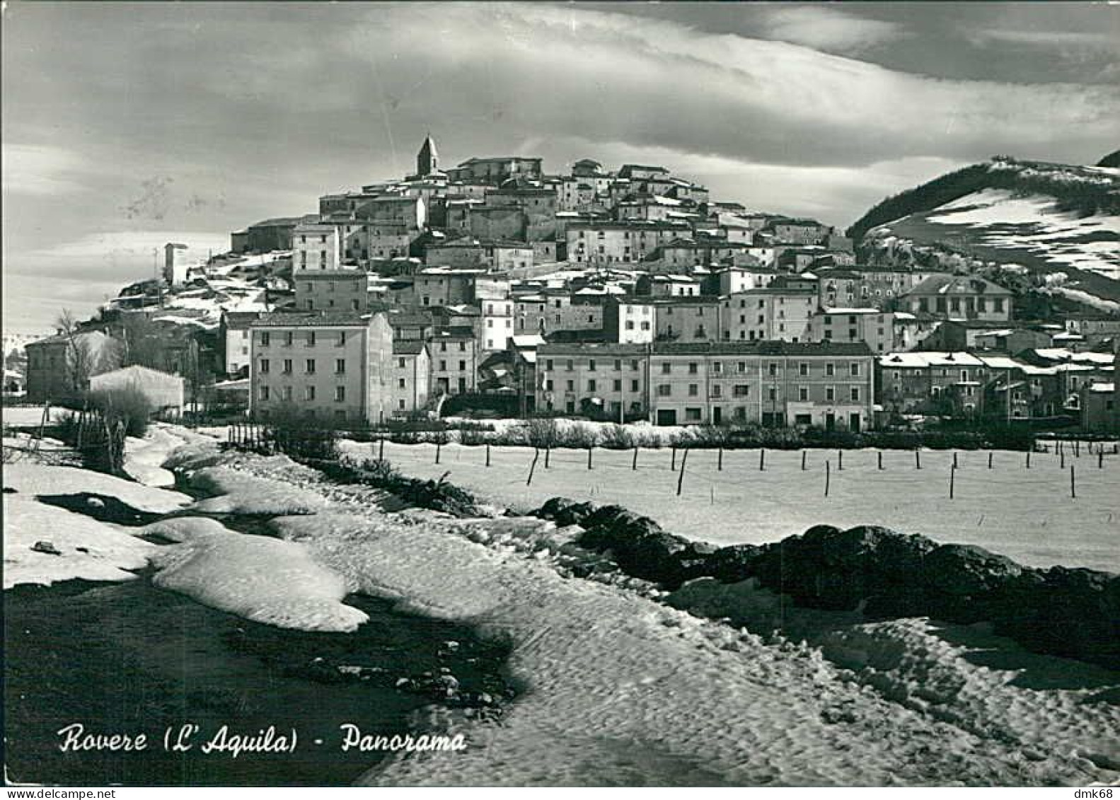 ROVERE ( L'AQUILA ) PANORAMA - EDIZ. COLILLI - SPEDITA 1961 (20659) - L'Aquila