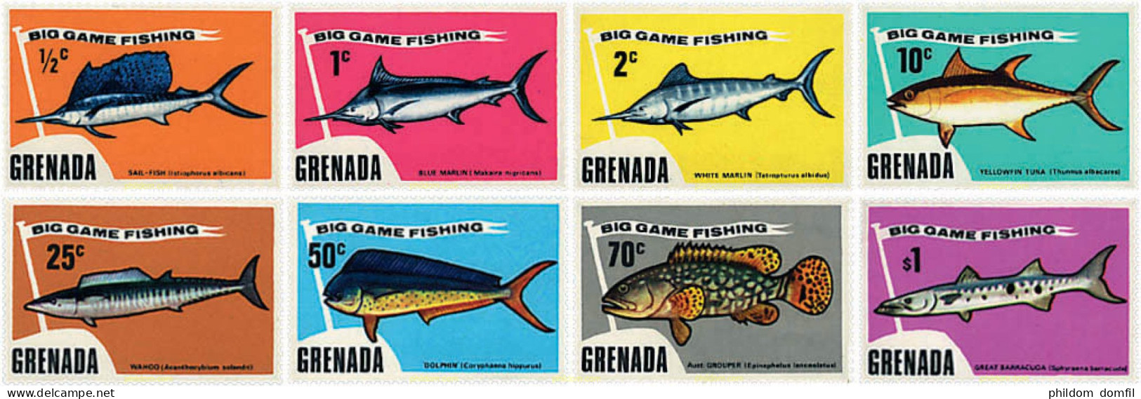 89856 MNH GRANADA 1975 PESCA DEPORTIVA - Grenada (1974-...)