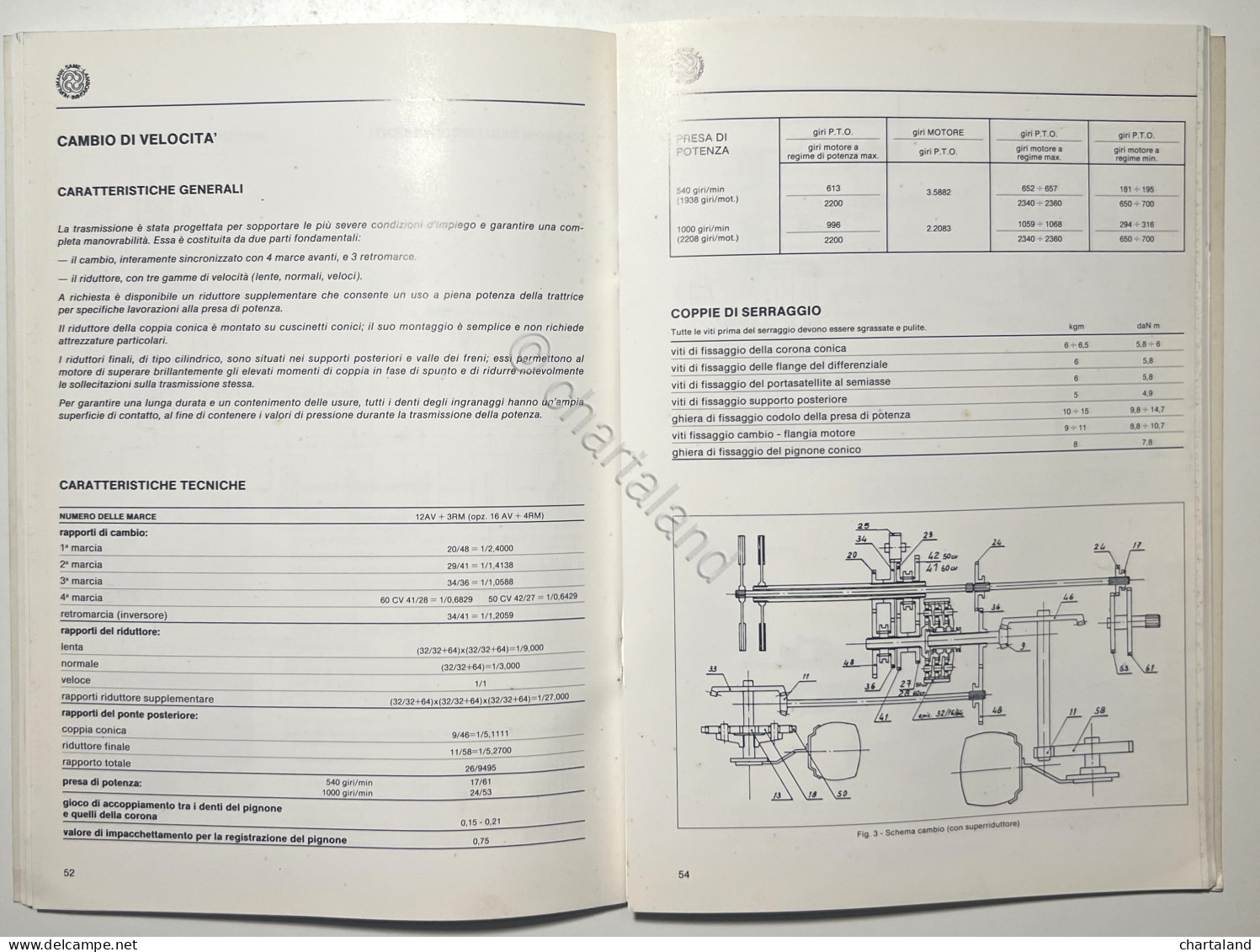 Manuale D'Officina Trattori Lamborghini - 550-660 - Ed. 1986 - Autres & Non Classés
