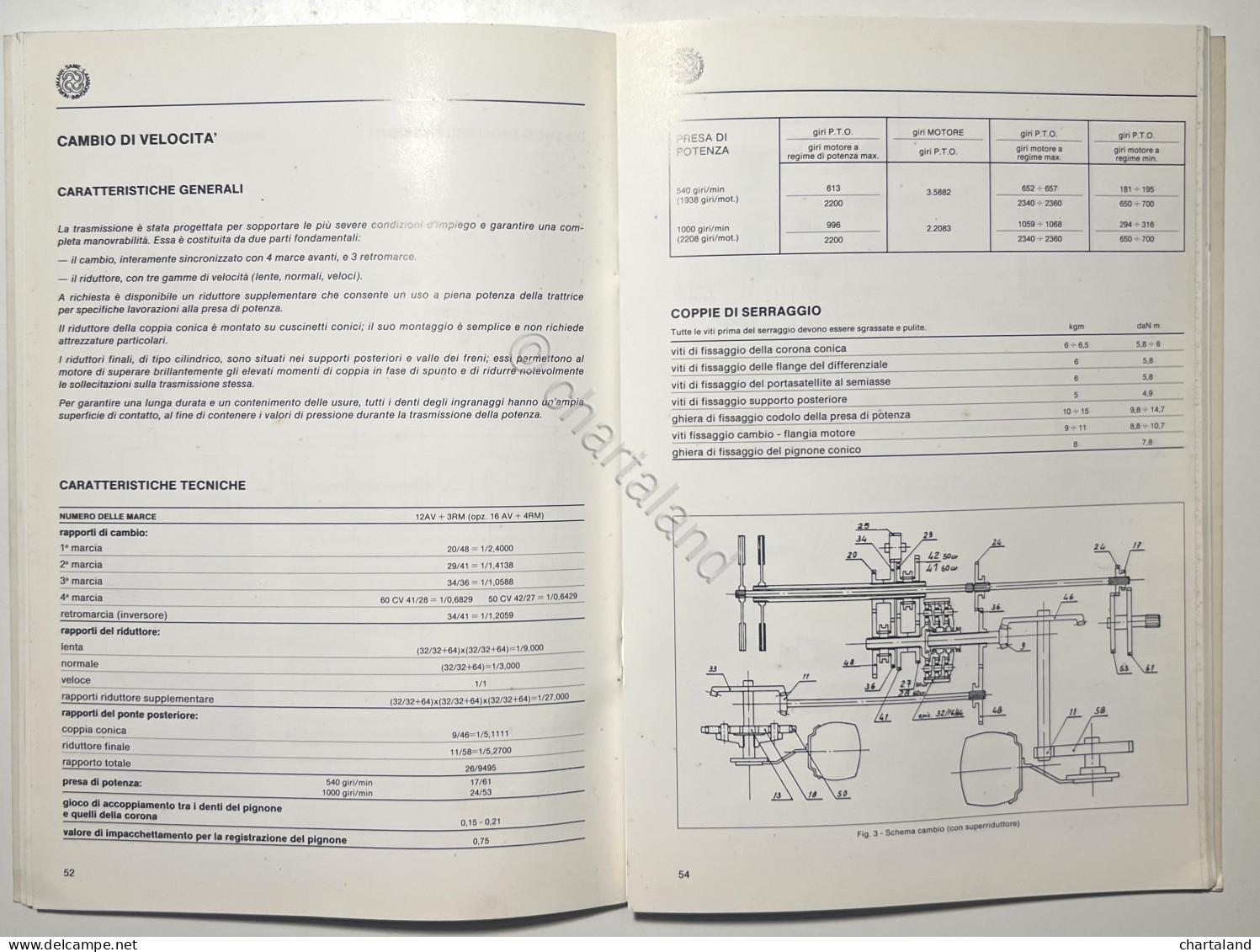 Manuale D'Officina Trattori Lamborghini - 550-660 - Ed. 1986 - Other & Unclassified