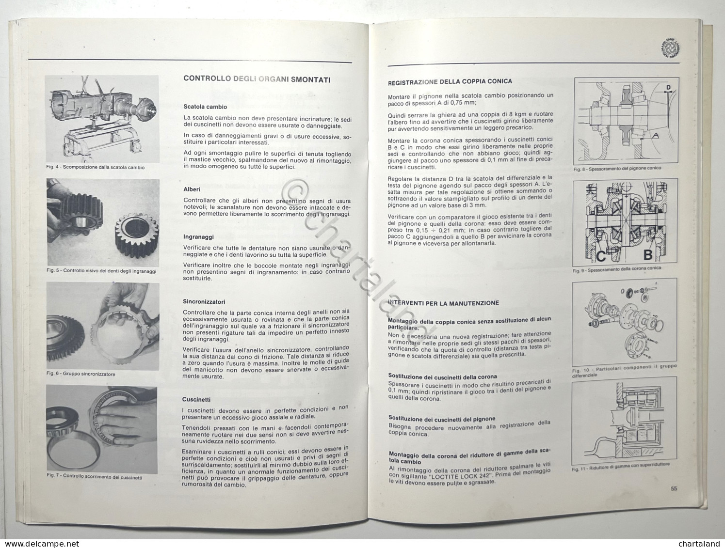 Manuale D'Officina Trattori Lamborghini - 550-660 - Ed. 1986 - Other & Unclassified