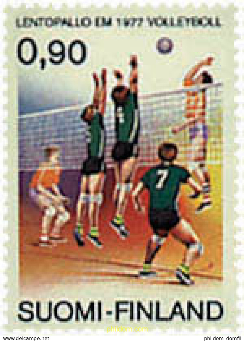 46444 MNH FINLANDIA 1977 CAMPEONATO DE EUROPA DE BALONVOLEA - Ungebraucht