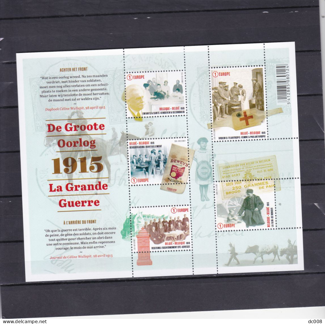 2015 COB BL 224 De Groote Oorlog-La Grande Geurre MNH-postfris-neuf - 2002-… (€)