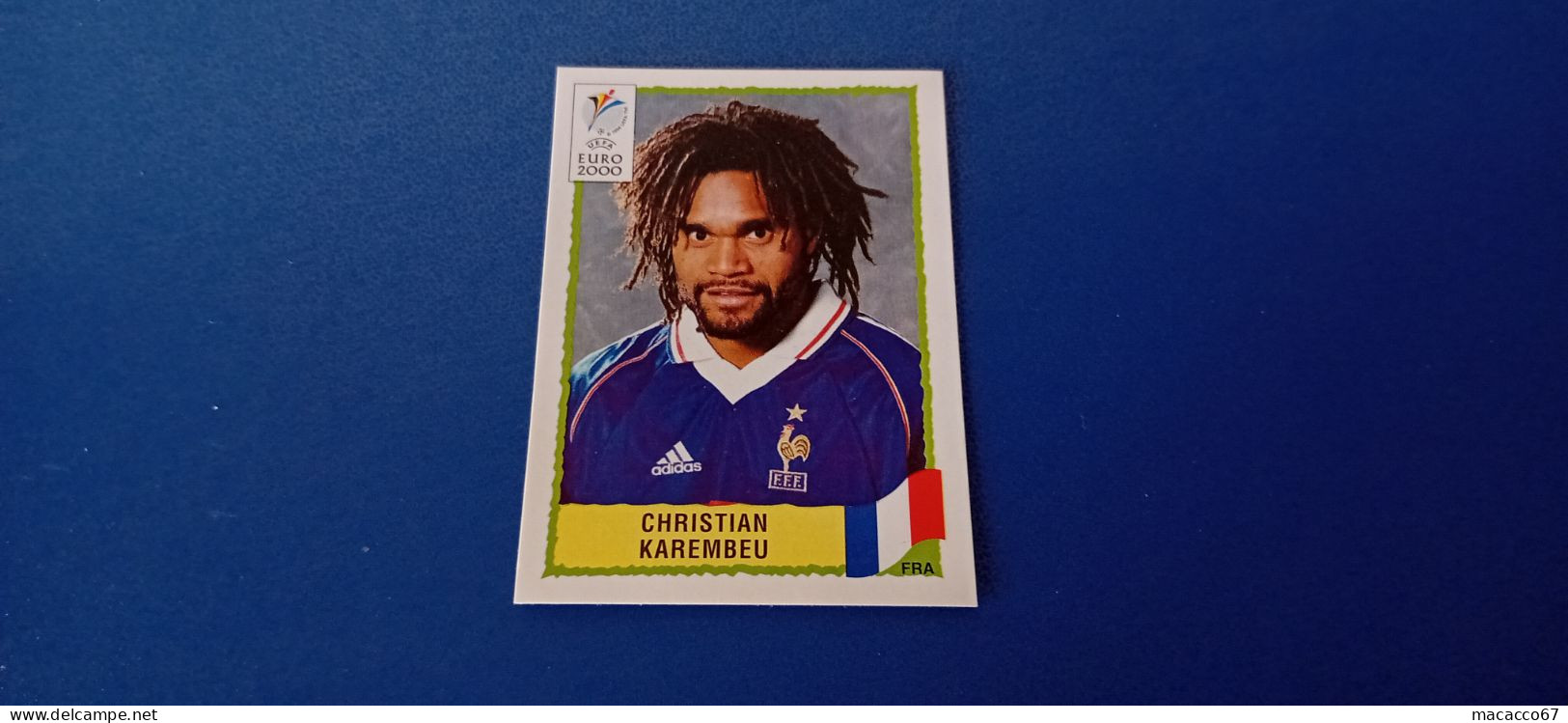 Figurina Panini Euro 2000 - 345 Karembeu Francia - Edition Italienne