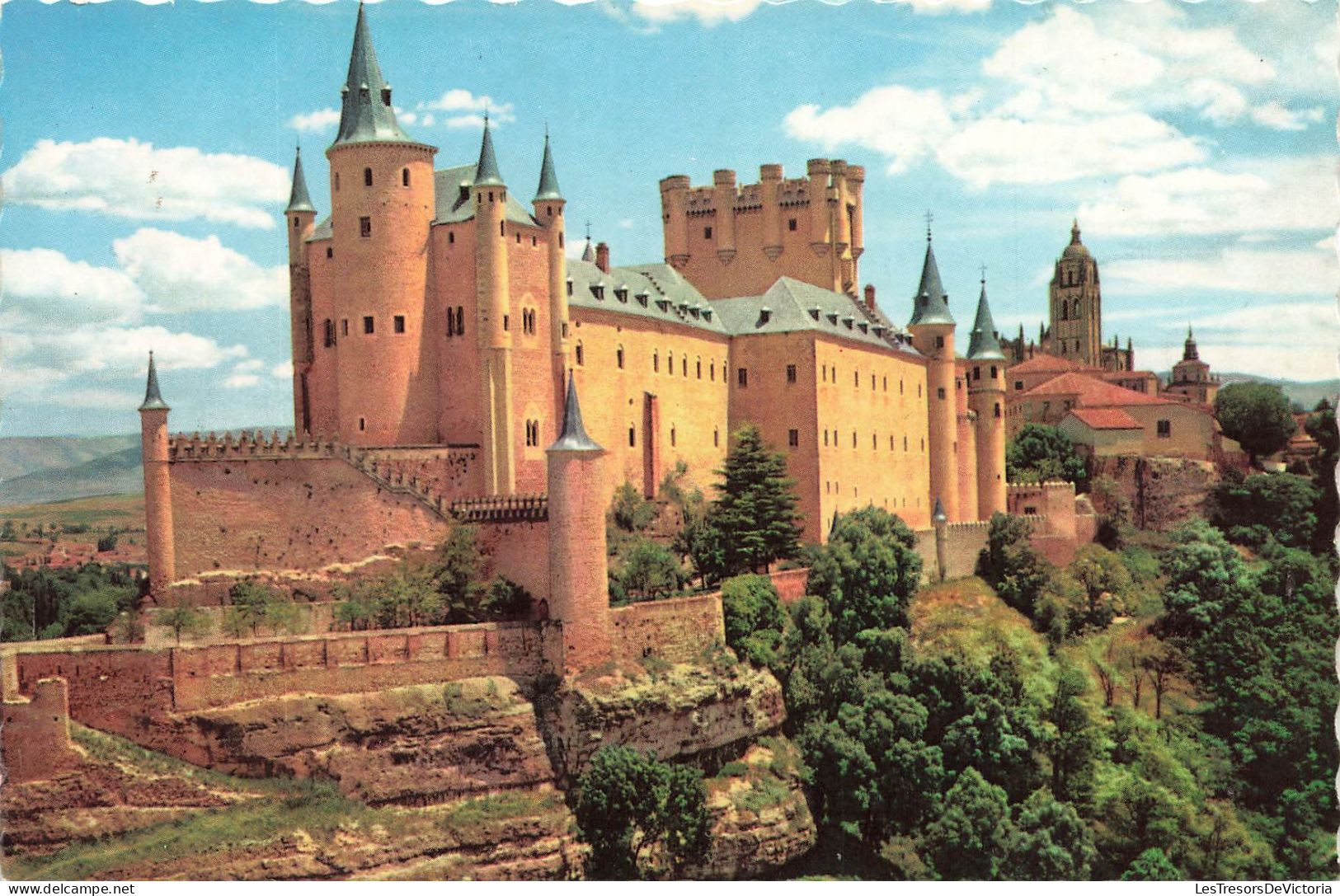 ESPAGNE - Segovia - El Alcazar Y La Catedral - Carte Postale - Segovia