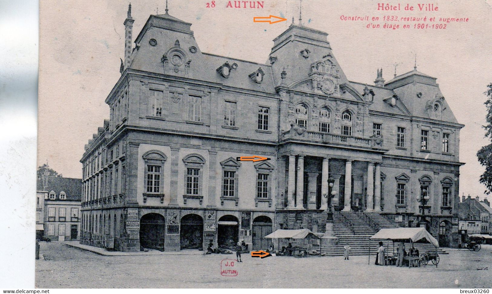 CP - AUTUN -  Hôtel De Ville - - Autun