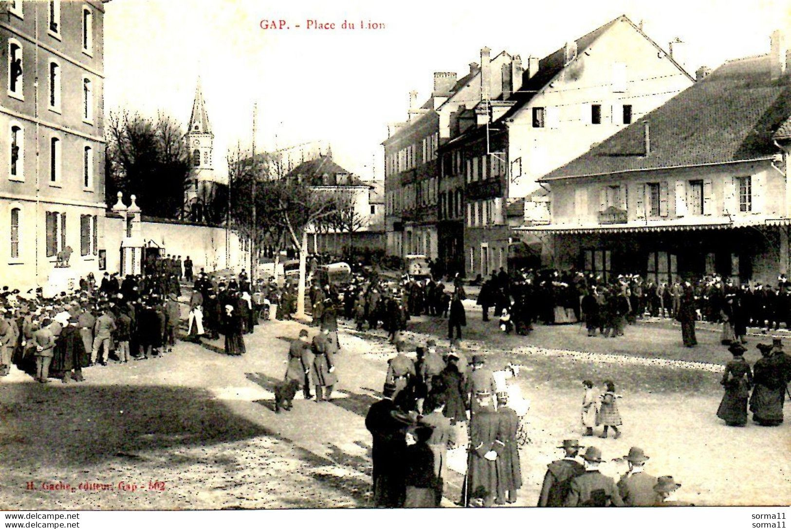 CPA GAP 05 Place Du Lion - Gap