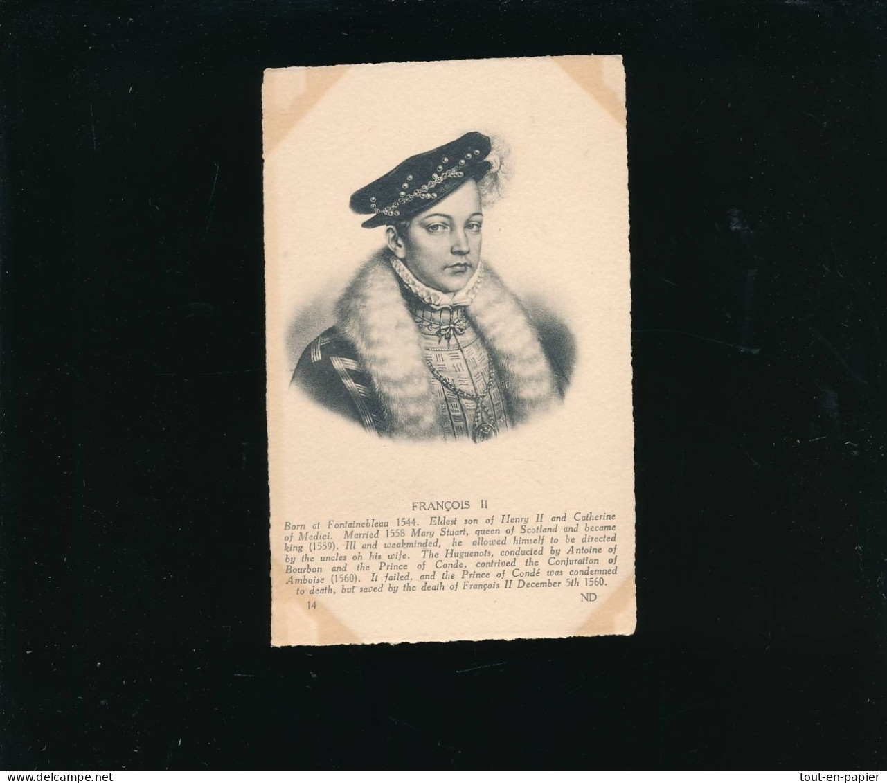 CPA  Histoire - Homme Célèbre - ND Photo - François II - Geschichte