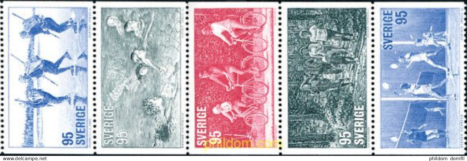 113141 MNH SUECIA 1977 DEPORTES POPULARES - Unused Stamps