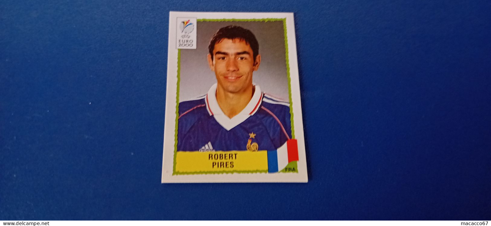 Figurina Panini Euro 2000 - 349 Pires Francia - Edizione Italiana
