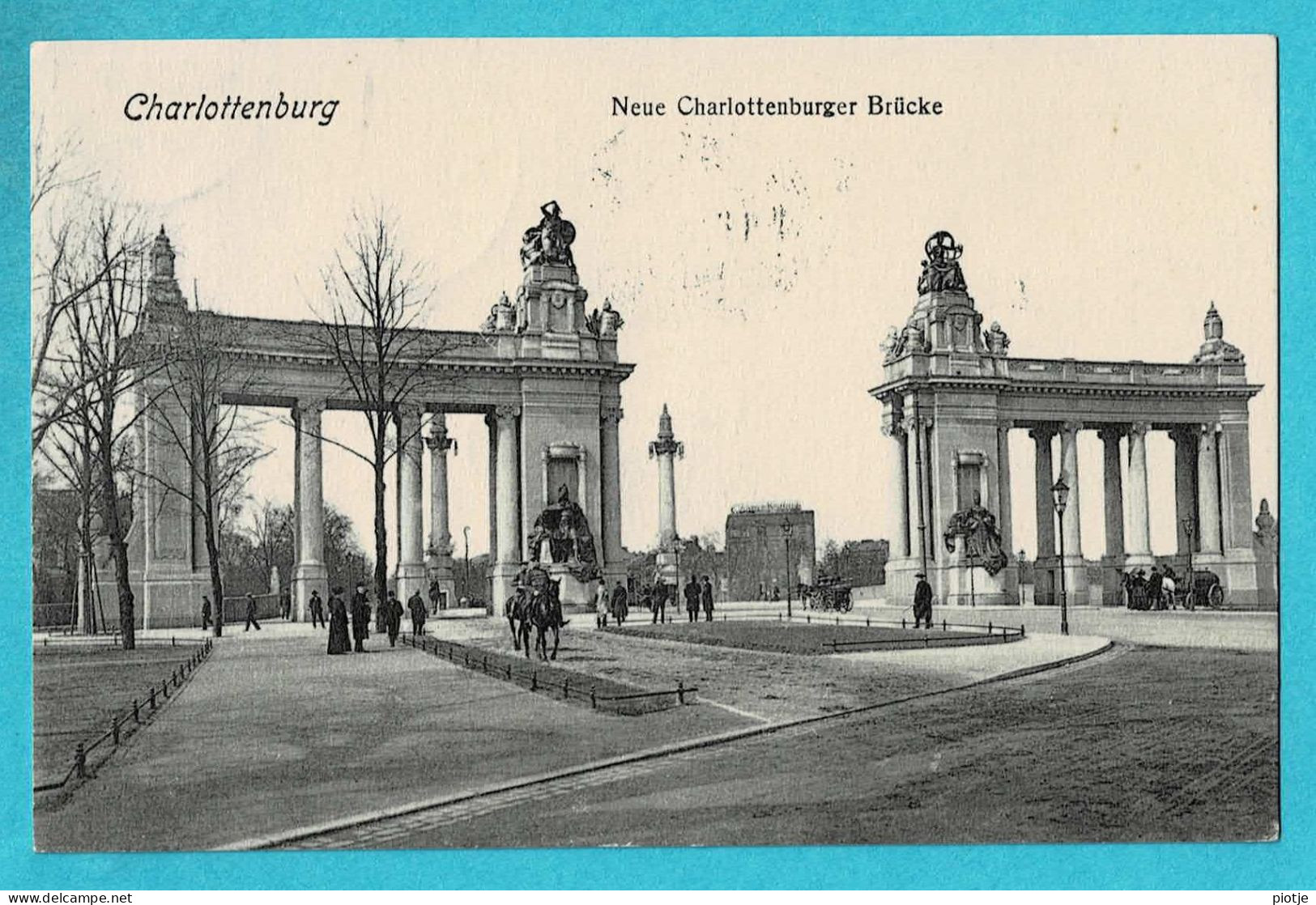 * Charlottenburg (Berlin - Deutschland) * (nr 46) Neue Charlottenburger Brücke, Pont, Animée, Cheval, Militaria, Armée - Charlottenburg