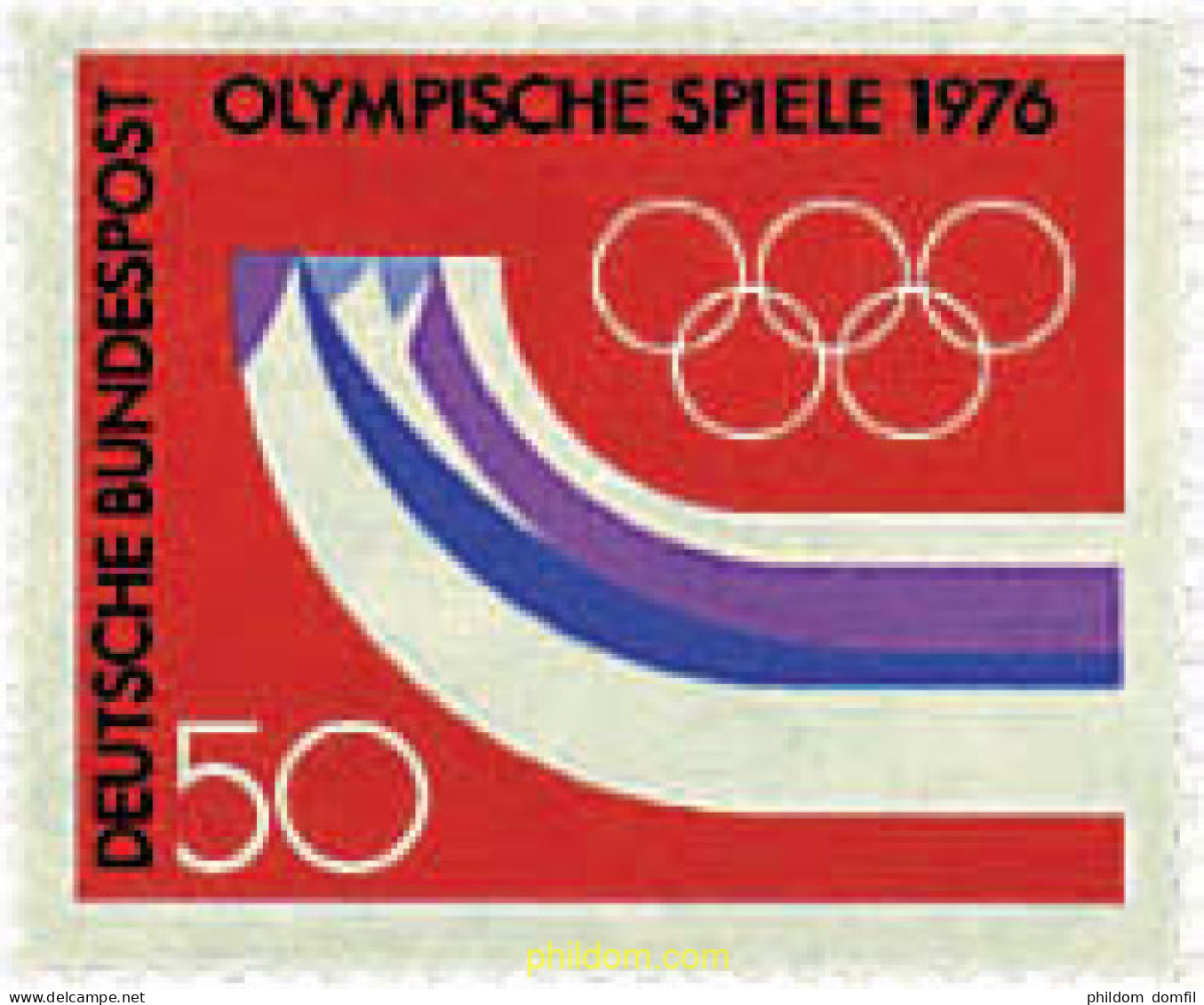 70368 MNH ALEMANIA FEDERAL 1976 12 JUEGOS OLIMPICOS INVIERNO INNSBRUCK 1976 - Unused Stamps