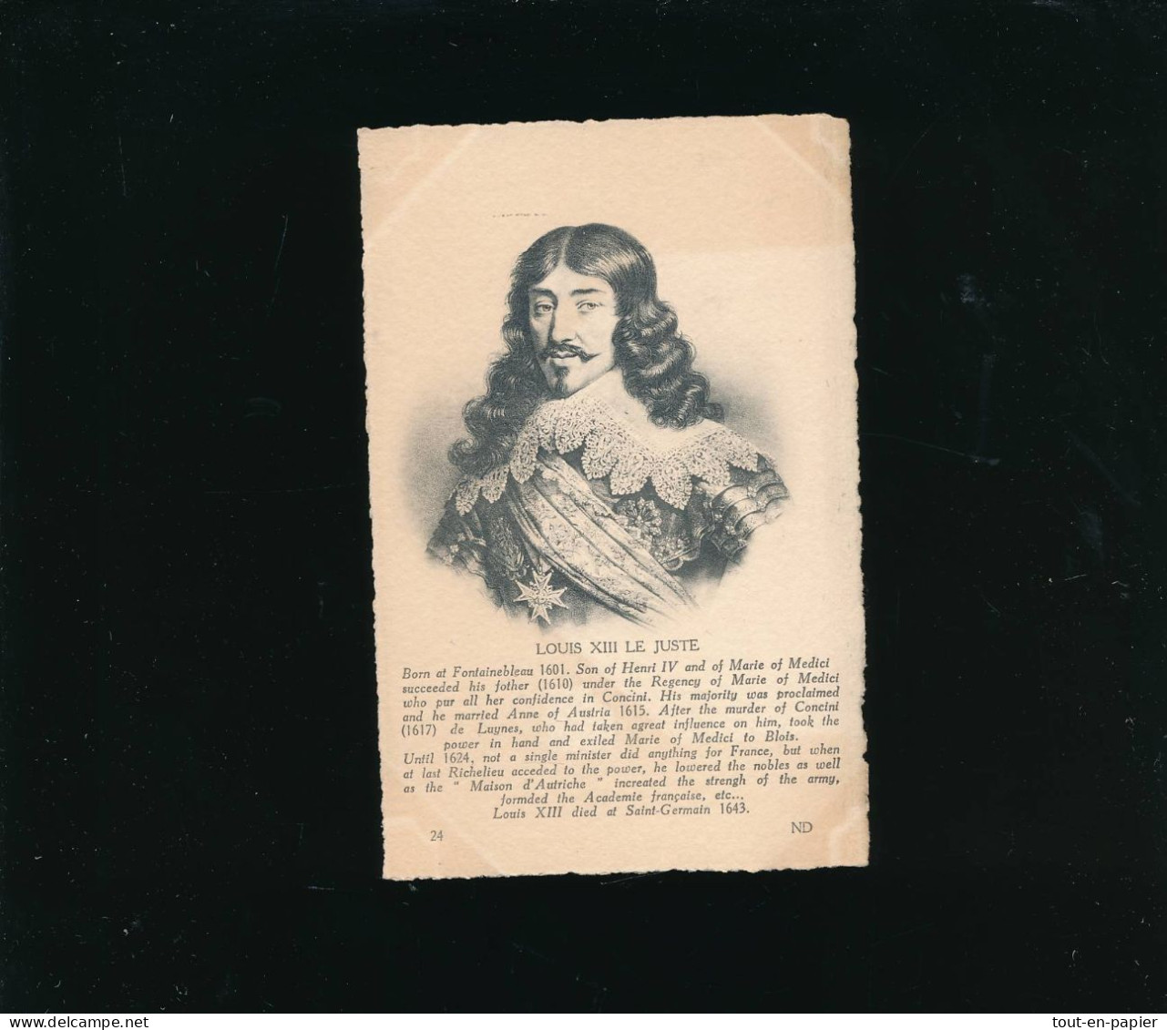 CPA  Histoire - Homme Célèbre - ND Photo - Louis XIII Le Juste - Geschiedenis