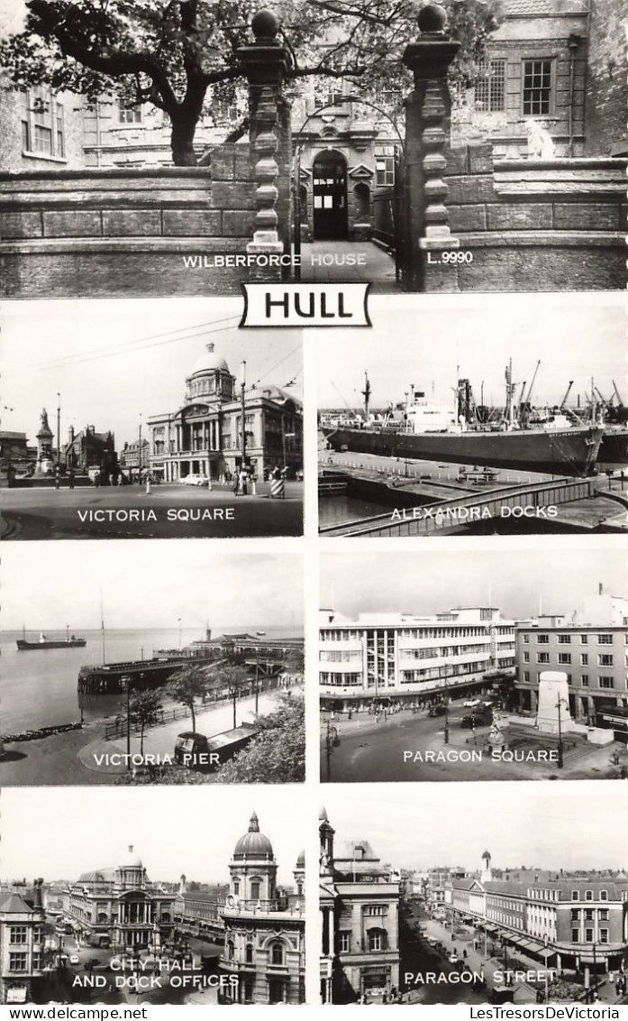 ROYAUME-UNI - Hull - Multi-vues De Différents Endroits - Carte Postale Ancienne - Hull