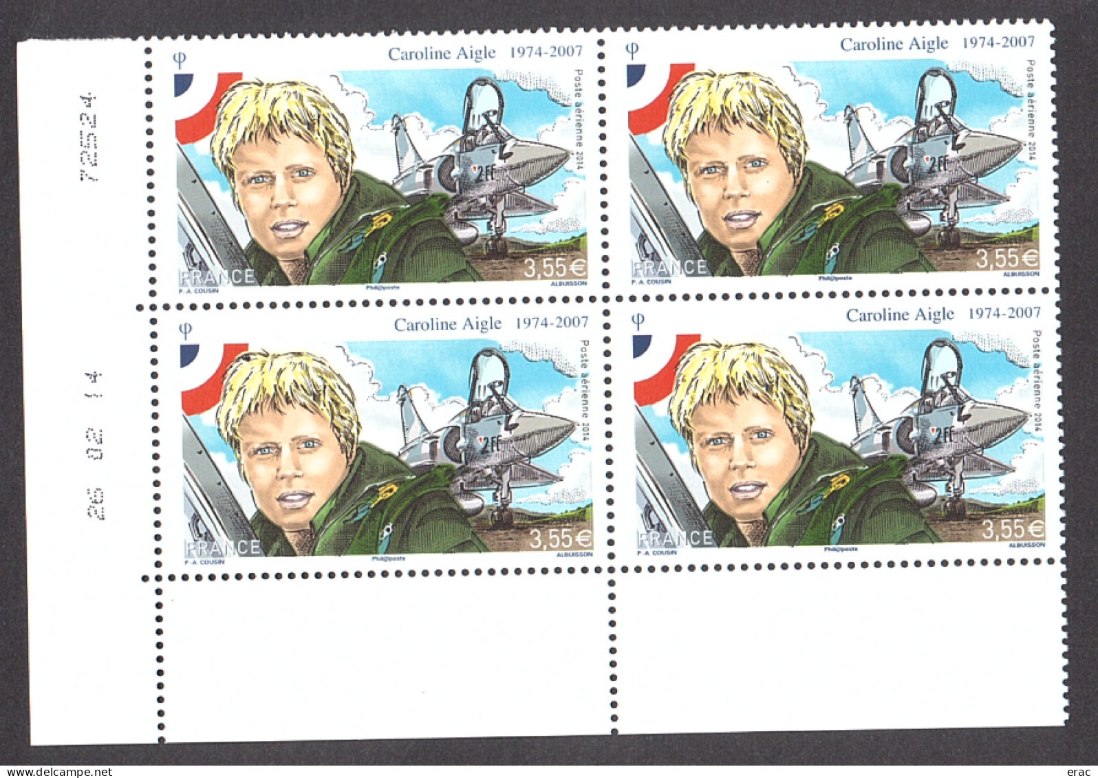 France - Coin Daté 26 02 14 Du PA N° 78 - Neuf ** - Caroline Aigle - Airmail