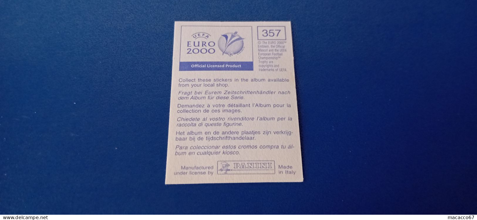 Figurina Panini Euro 2000 - 357 Vairelles Francia - Edition Italienne