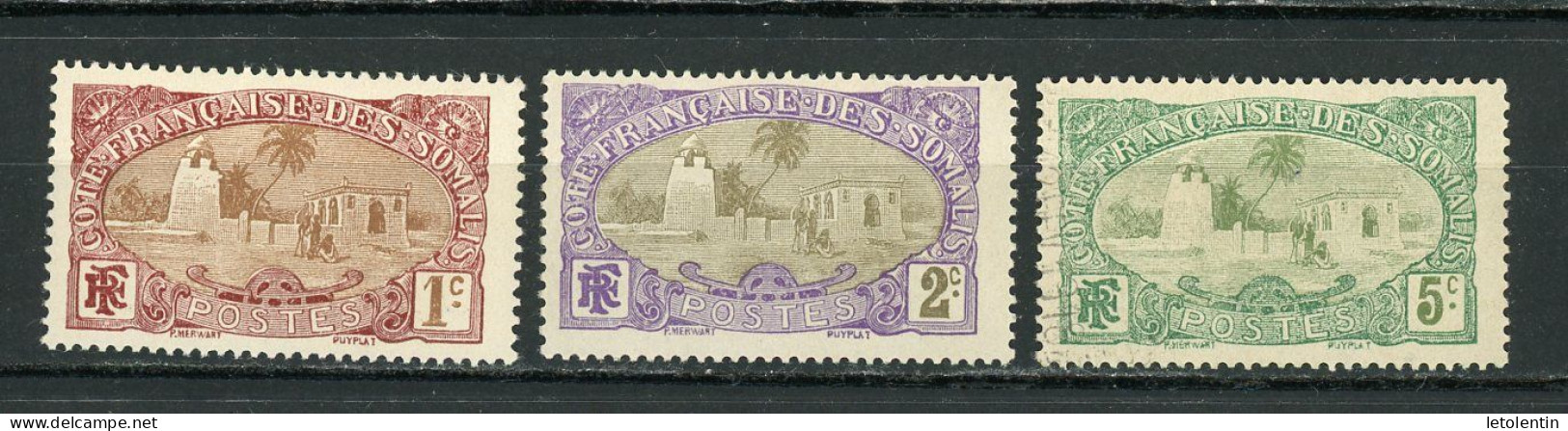 Ctes Des SOMALIS -   VUES  - N° Yvert  67+68**+70(*) - Unused Stamps