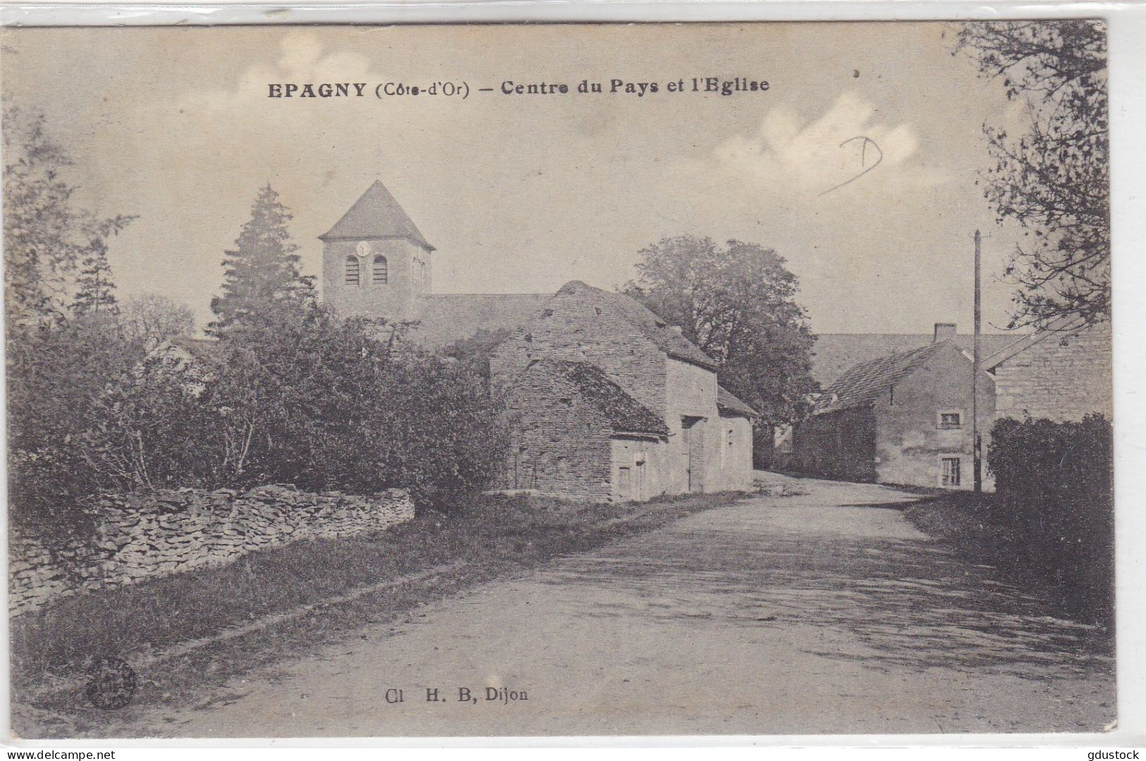 Côte-d'Or - Epagny - Centre Du Village Et L'Eglise - Sonstige & Ohne Zuordnung